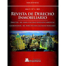 REVISTA DE DERECHO INMOBILIARIO - AÑO 5 - Nº 1 - 2021